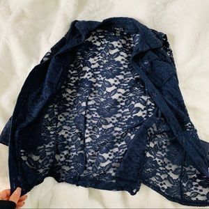 Floral see through jacket